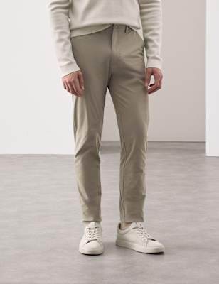Mens Autograph Slim Fit Trousers, Onyx