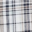 Linen Cotton Blend Check Shirt, WHITE MIX, swatch