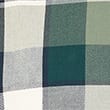 Pure Cotton Checked Overshirt, GREEN, swatch