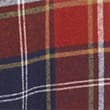 Pure Cotton Flannel Check Shirt, BERRY RED, swatch