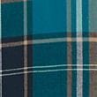 Pure Cotton Flannel Check Shirt, DARK PETROL, swatch