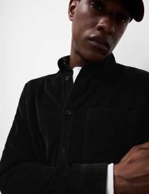 

M&S Collection Camisa de panaMens - Black, Black