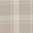 Easy Iron Cotton Linen Blend Check Shirt, NATURAL MIX, swatch
