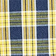 Pure Cotton Checked Shirt, YELLOW MIX, swatch