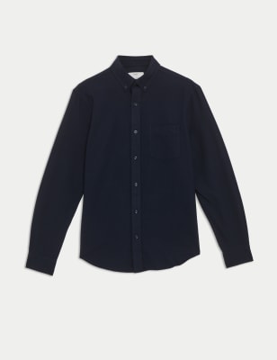 

Mens M&S Collection The Ultimate Pure Cotton Oxford Shirt - Navy, Navy