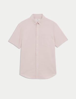 

Mens M&S Collection The Ultimate Pure Cotton Oxford Shirt - Light Coral, Light Coral