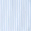Pure Cotton Striped Grandad Shirt, BLUE MIX, swatch