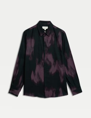 

Mens Autograph Print Shirt - Raisin, Raisin