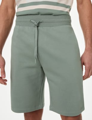 

Mens M&S Collection Cotton Rich Oversized Jersey Shorts - Sage Green, Sage Green