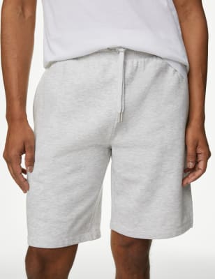 

Mens M&S Collection Cotton Rich Oversized Jersey Shorts - Light Grey, Light Grey