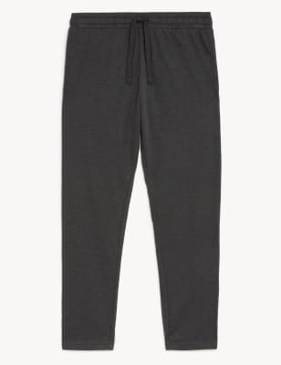 

Mens M&S Collection Cotton Rich Straight Leg Joggers - Charcoal, Charcoal