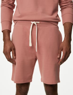

Mens M&S Collection Jersey-Shorts aus reiner Baumwolle mit Kordelzug - Terracotta, Terracotta