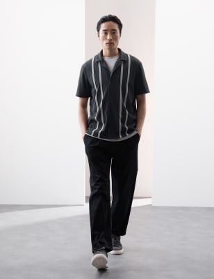 

Mens Autograph Strukturiertes Poloshirt - Dark Pewter, Dark Pewter