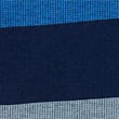 Pure Cotton Double Knit Striped Polo Shirt, DARK INK, swatch