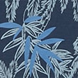 Pure Cotton Palm Print Polo Shirt, DARK NAVY, swatch