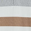 Pure Cotton Double Knit Striped Polo Shirt, IVORY MIX, swatch