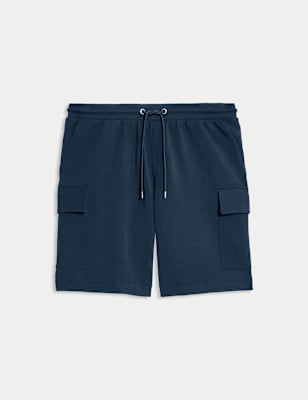 

Mens Autograph Cotton Rich Cargo Shorts, Dark Navy