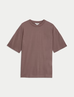 

Mens Autograph nPure Supima Cotton Oversized T-Shirt - Mauve, Mauve