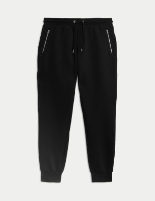 

Mens Autograph Regular Fit Cotton Rich Cuffed Joggers - Black, Black