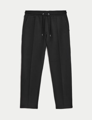 

Mens Autograph Cotton Rich Straight Leg Joggers - Black, Black