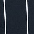 Cotton Rich Piped Stripe Knitted Polo Shirt, DARK NAVY, swatch