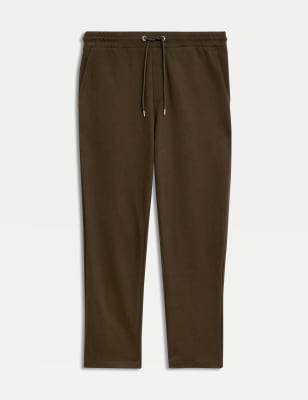 

Mens Autograph Cotton Rich Straight Leg Joggers - Dark Olive Mix, Dark Olive Mix