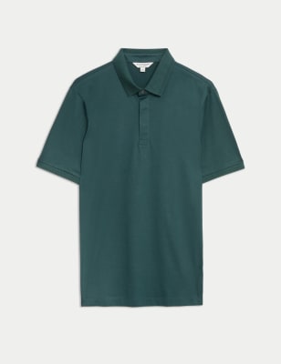 

Mens Autograph Pure Supima® Cotton Polo Shirt - Petrol, Petrol