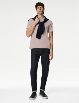 

Mens Autograph Pure Supima® Cotton Crew Neck T-shirt - Hessian, Hessian
