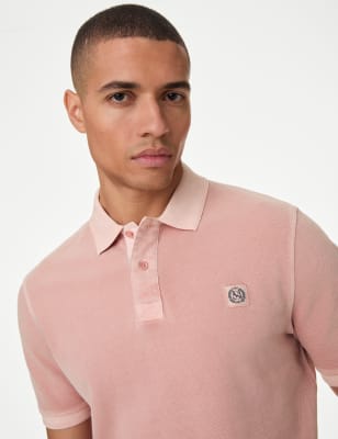 

M&S Collection Polo 100% algodónMens - Tea Rose, Tea Rose