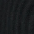 Cotton Blend Ribbed Long Sleeve Polo Shirt, BLACK, swatch