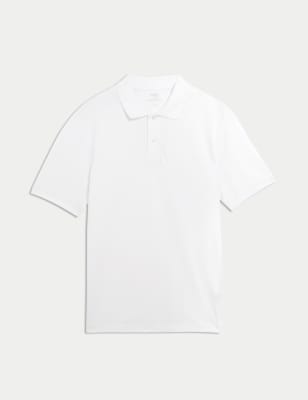 

Mens M&S Collection The Ultimate Pique Polo Shirt - White, White