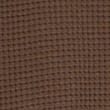 Pure Cotton Exploded Waffle Jacket, DARK BROWN, swatch