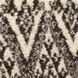 Printed Funnel Neck Fleece Jacket, NATURAL, swatch