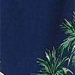 Quick Dry Hawaiian Print Swim Shorts, NAVY MIX, swatch