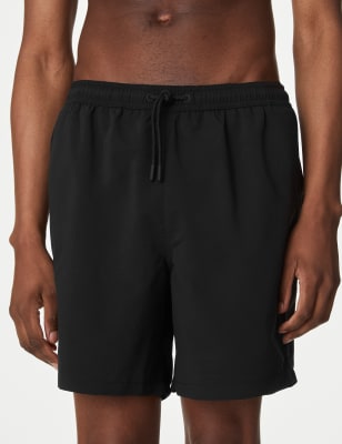 

Mens M&S Collection Quick Dry Swim Shorts - Black, Black