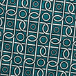 Quick Dry Geometric Print Swim Shorts, TEAL GREEN, swatch