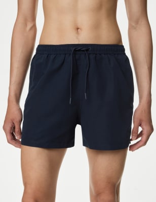 

Mens M&S Collection Quick Dry Shorter Length Swim Shorts - Dark Navy, Dark Navy