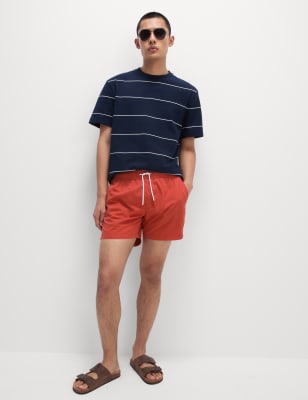 

Mens M&S Collection Einfarbige Schwimmshorts - Brick, Brick