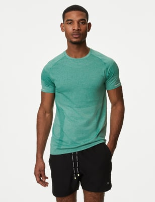 

Mens Goodmove Seam Free Sports T-Shirt - Spearmint, Spearmint