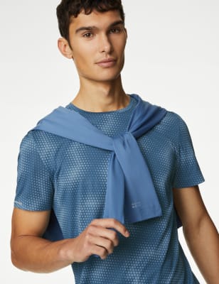 

Mens Goodmove Printed T-Shirt - Blue Mix, Blue Mix