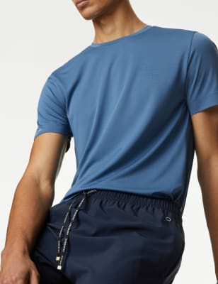 

Mens Goodmove Stretch Drawstring Zip Pocket Joggers - Navy, Navy