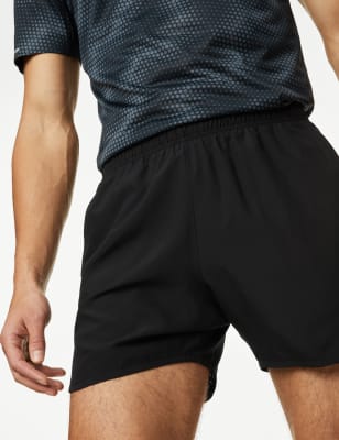 

Mens Goodmove Zip Pocket Running Shorts - Black, Black