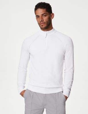 

Autograph Jersey con media cremalleraMens - White, White