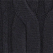 Chunky Cable Roll Neck Jumper, NAVY, swatch
