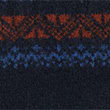 Fair Isle Crew Neck Jumper, NAVY MIX, swatch