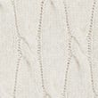Cable High Neck Jumper, ECRU, swatch