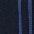 Pure Cotton Striped Knitted Polo Shirt, NAVY, swatch