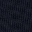 Cotton Blend Ribbed Shawl Collar Cardigan, NAVY, swatch