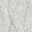 Cable Crew Neck Jumper with Wool, GREY, swatch