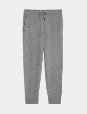 

Mens Autograph Pure Cashmere Joggers - Grey, Grey